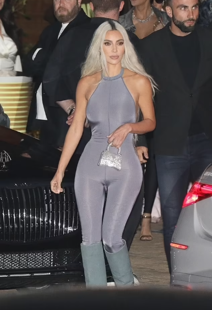Kim Kardashian: Kim Kardashian shows off her svelte physique in a skintight bodysuit as she attends sister Kendall Jenner's 818 Tequila event at SoHo house in Malibu, know here full update
